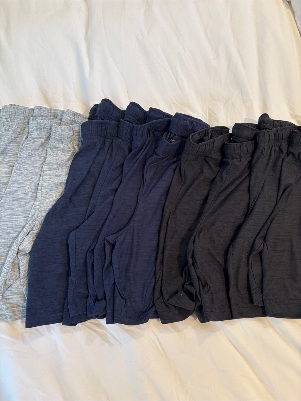 Set of 12 Old Navy Active Kids Shorts in Navy, Gray, Black